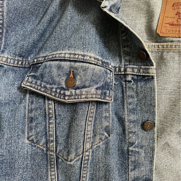 Levi’s 70598 Vintage 90’s Denim Trucker Jacket - Picture 4 of 5